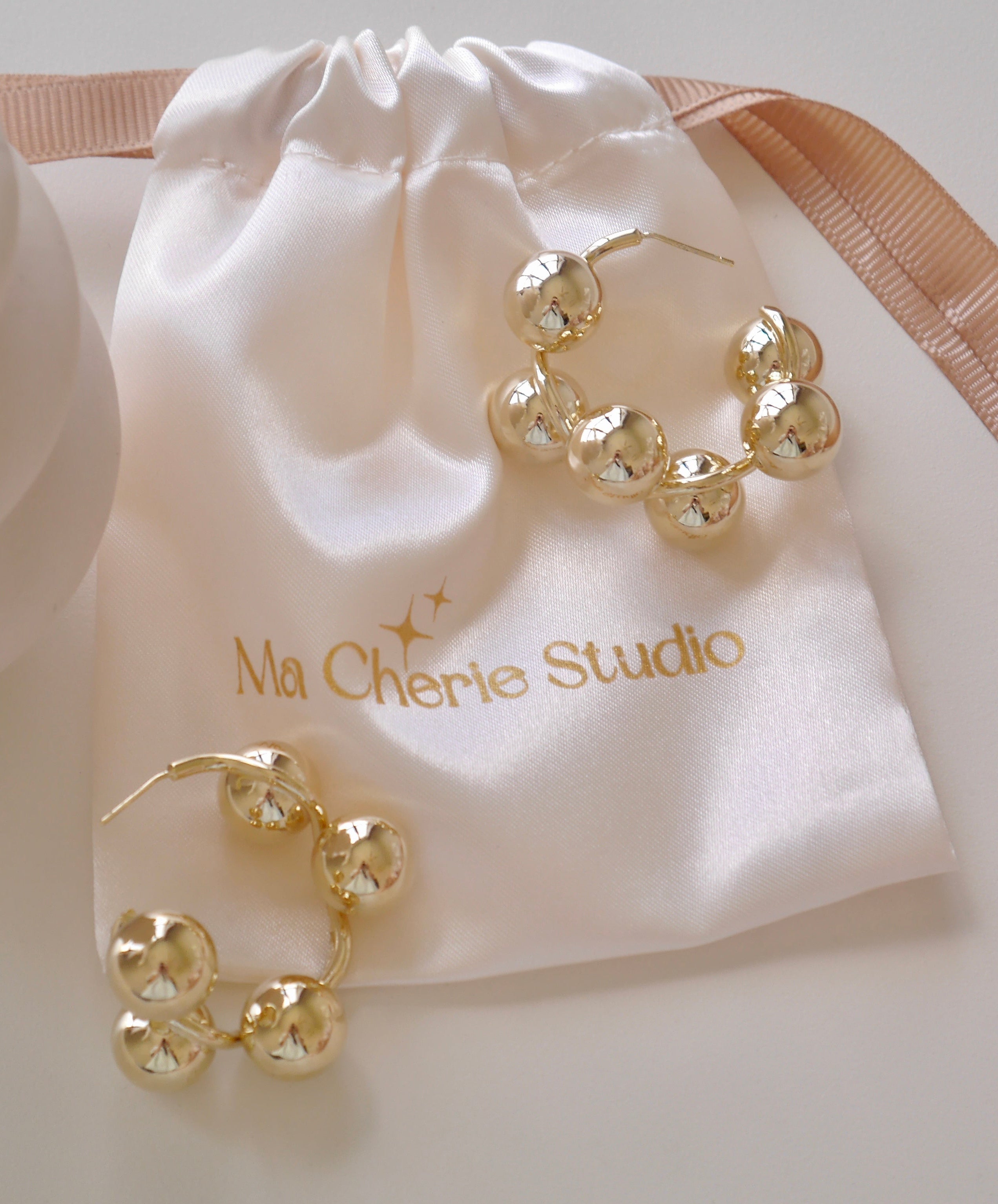 GILDED BUBBLES EARRINGS