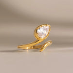 Load image into Gallery viewer, PEAR GLOW ADJUSTABLE RING
