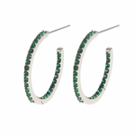 Load image into Gallery viewer, OPULENT ZIRCON HOOP
