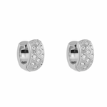 Load image into Gallery viewer, OPULENT ZIRCON HUGGIE HOOP
