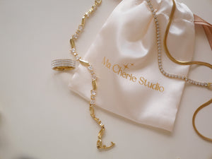 CUBIC RIBBON BRACELET