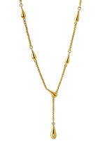 Load image into Gallery viewer, GOLDEN CASCADE TEARDROP NECKLACE
