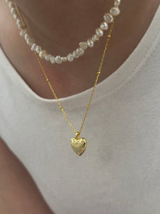 DOTTED LOVE CHARM NECKLACE