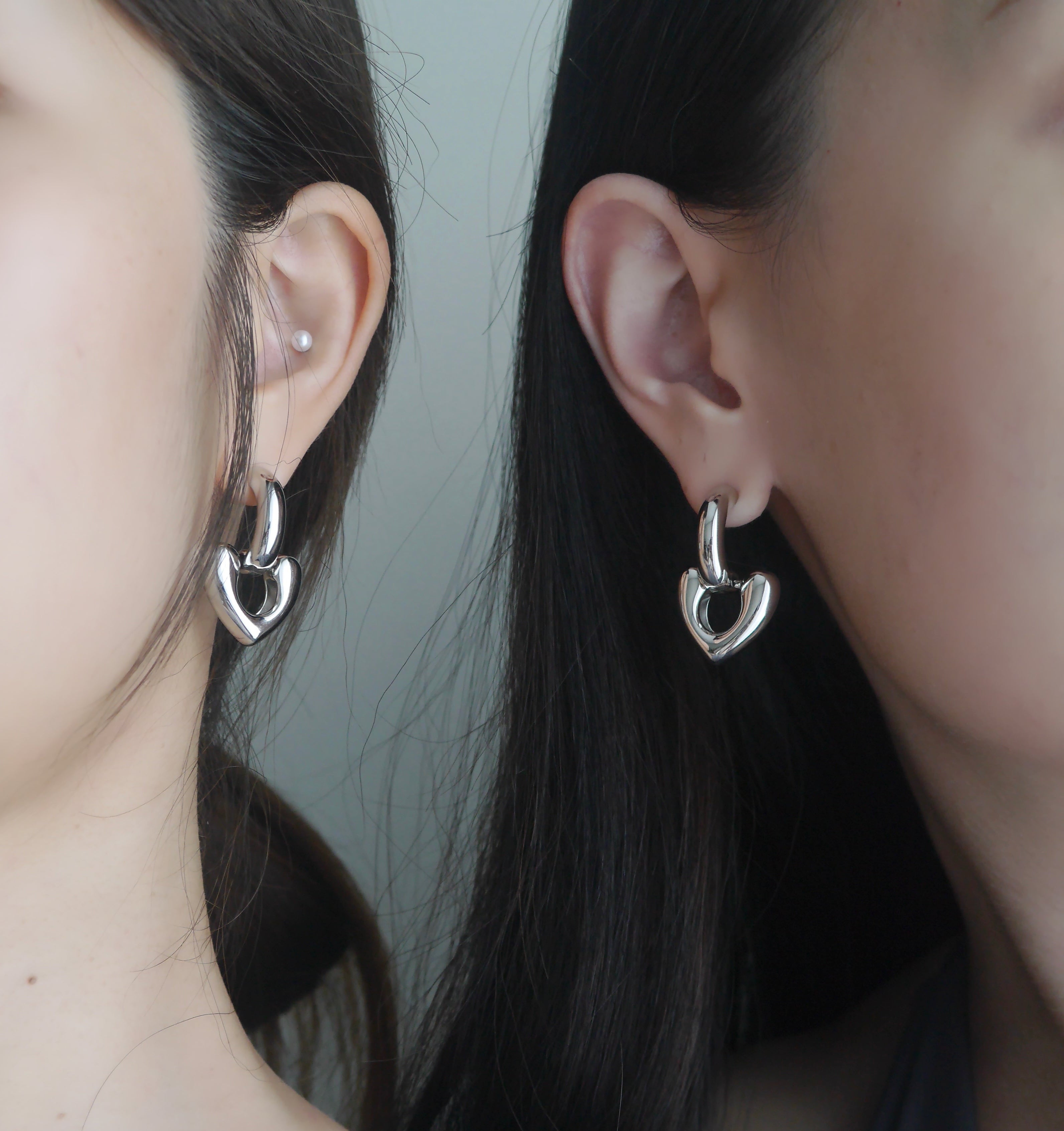 HEARTY STUD EARRING