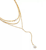 Load image into Gallery viewer, MOONLIGHT PEARL LAYER NECKLACE
