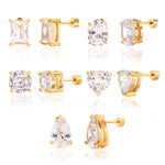 Load image into Gallery viewer, EVERYDAY BRILLIANCE STUDS
