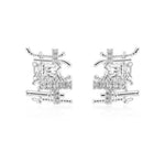 Load image into Gallery viewer, AMELIA GRID STUD EARRING
