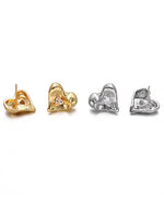 Load image into Gallery viewer, AMOUR STUD EARRINGS
