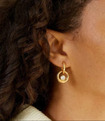 Load image into Gallery viewer, ORBIT CRYSTAL HOOP EARRING
