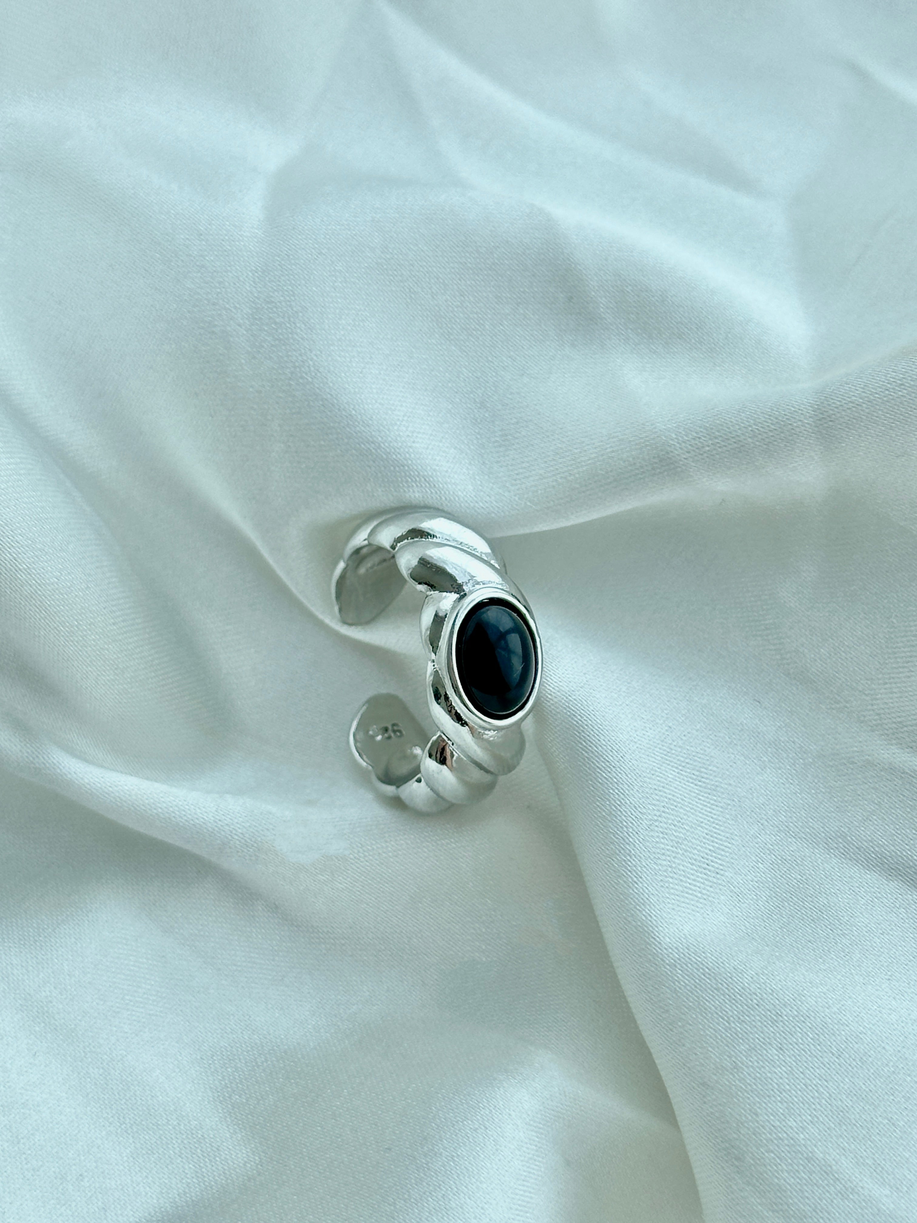 BRIE BLACK ONYX RING