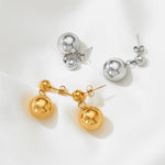 Load image into Gallery viewer, DUO ORB STUD EARRINGS
