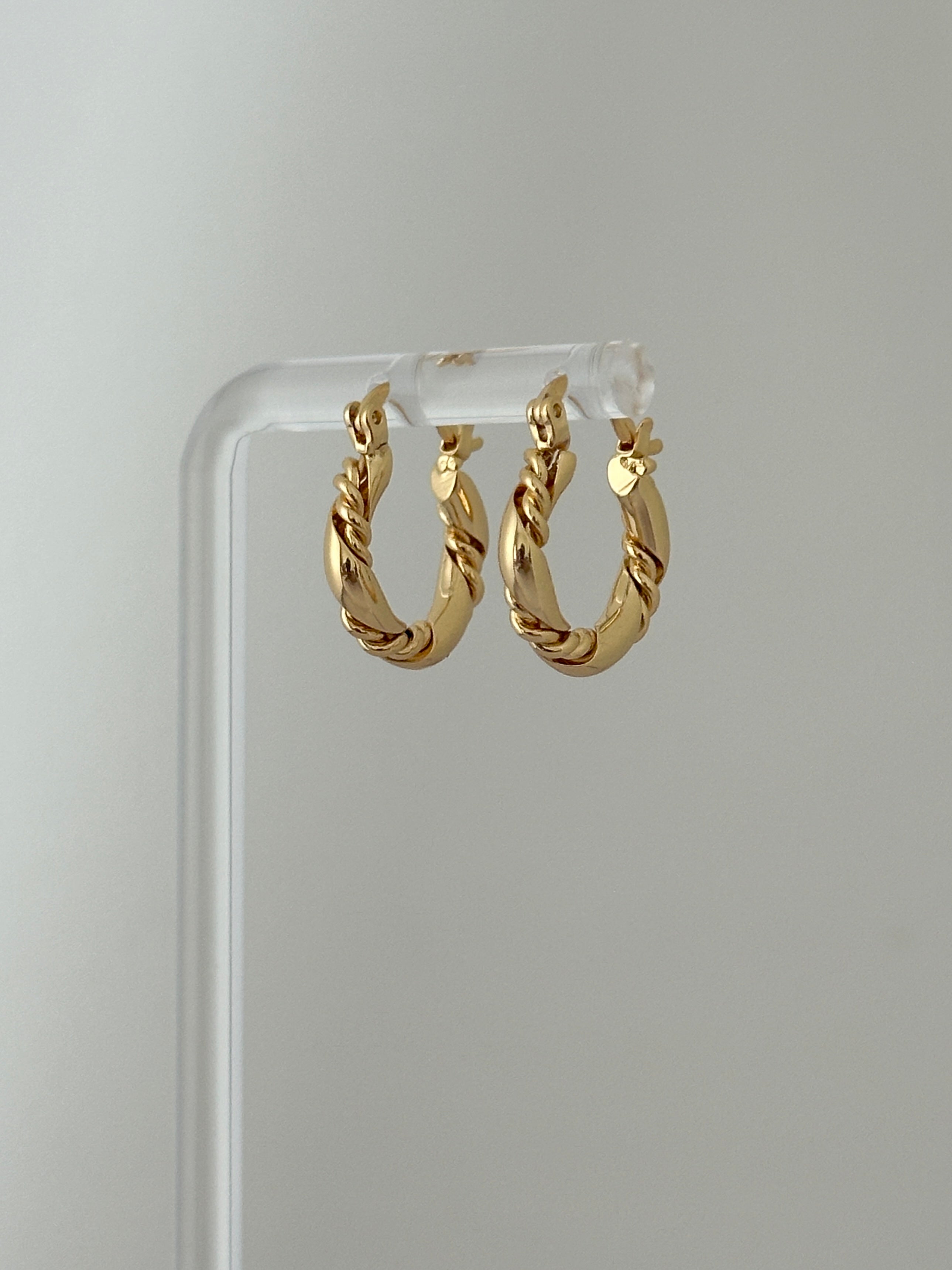 TWISTED ELEGANT HOOPS