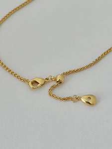 GOLDEN CASCADE TEARDROP NECKLACE