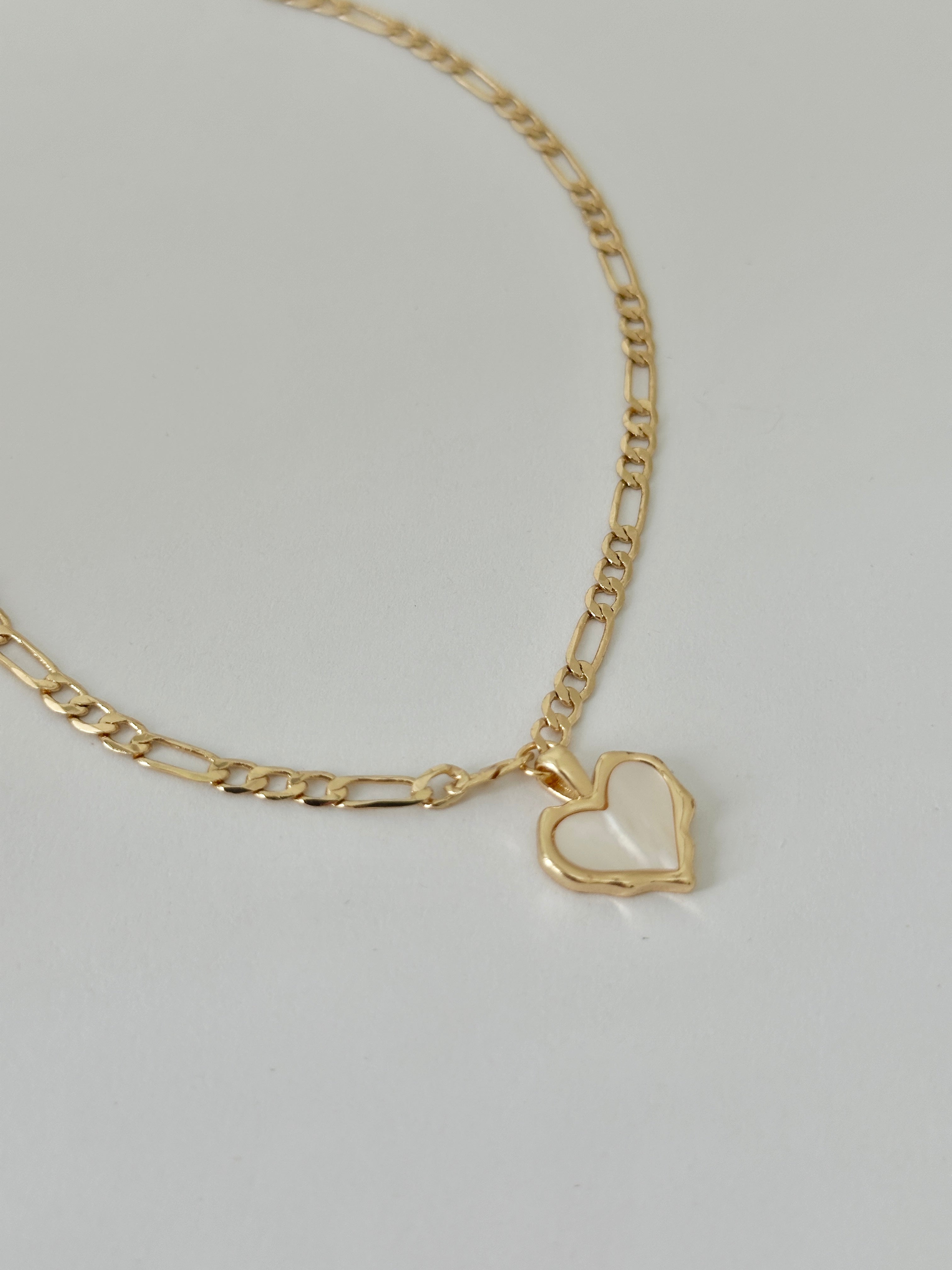 MOP HEART NECKLACE