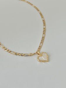 MOP HEART NECKLACE