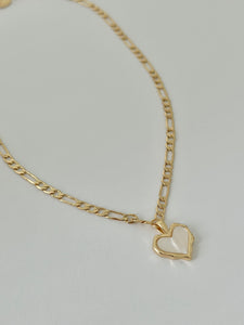 MOP HEART NECKLACE