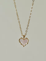 Load image into Gallery viewer, MOP HEART NECKLACE
