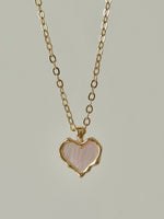 Load image into Gallery viewer, MOP HEART NECKLACE
