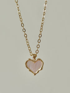 MOP HEART NECKLACE