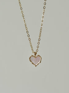 MOP HEART NECKLACE