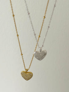 DOTTED LOVE CHARM NECKLACE