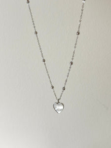 HEARTBEAD NECKLACE