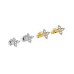 Load image into Gallery viewer, DAINTY CLOVER STUD EARRING
