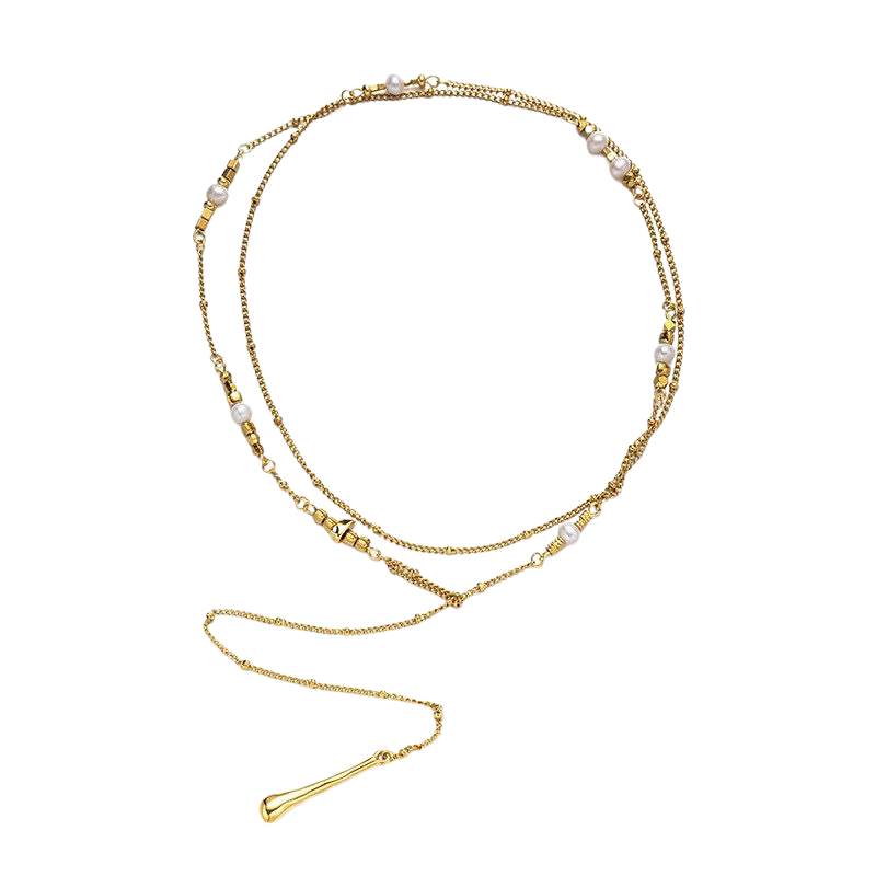 LUNAR DRIFT PEARL NECKLACE