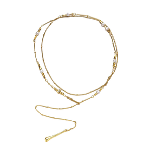 LUNAR DRIFT PEARL NECKLACE