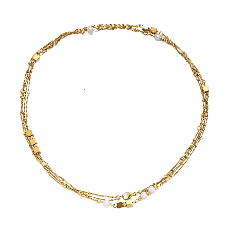 LUNAR DRIFT PEARL NECKLACE