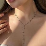 Load image into Gallery viewer, ETERNA BEADS Y-CHAIN NECKLACE
