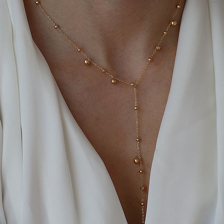ETERNA BEADS Y-CHAIN NECKLACE