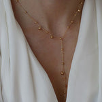 Load image into Gallery viewer, ETERNA BEADS Y-CHAIN NECKLACE
