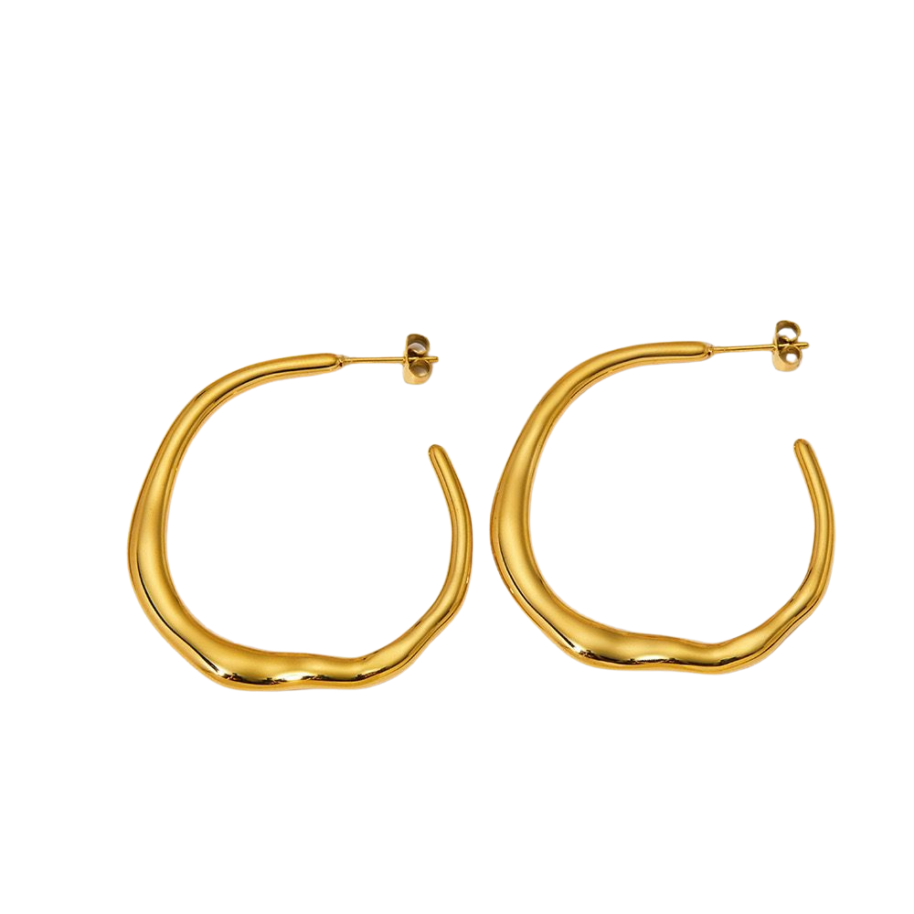 SOLSTICE TIDE HOOP EARRINGS