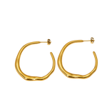 Load image into Gallery viewer, SOLSTICE TIDE HOOP EARRINGS
