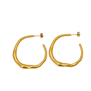 SOLSTICE TIDE HOOP EARRINGS