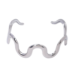 Load image into Gallery viewer, WAVEFORM CUFF BANGLE
