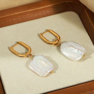 ELYSIAN BAROQUE PEARL DROP EARRINGS