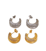 Load image into Gallery viewer, REVO ZIRCON STUD EARRINGS
