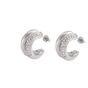 REVO ZIRCON STUD EARRINGS