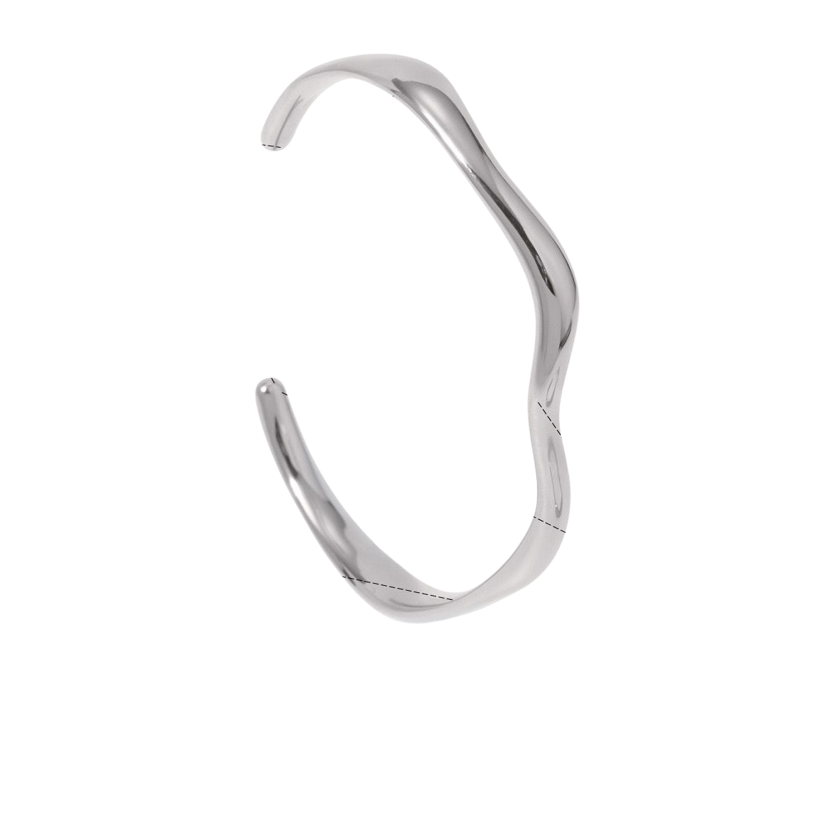 VELA WAVE CUFF BANGLE