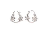 Load image into Gallery viewer, FLORIN HOOP EARRINGS
