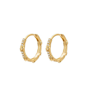 MAUVE HUGGIE HOOPS