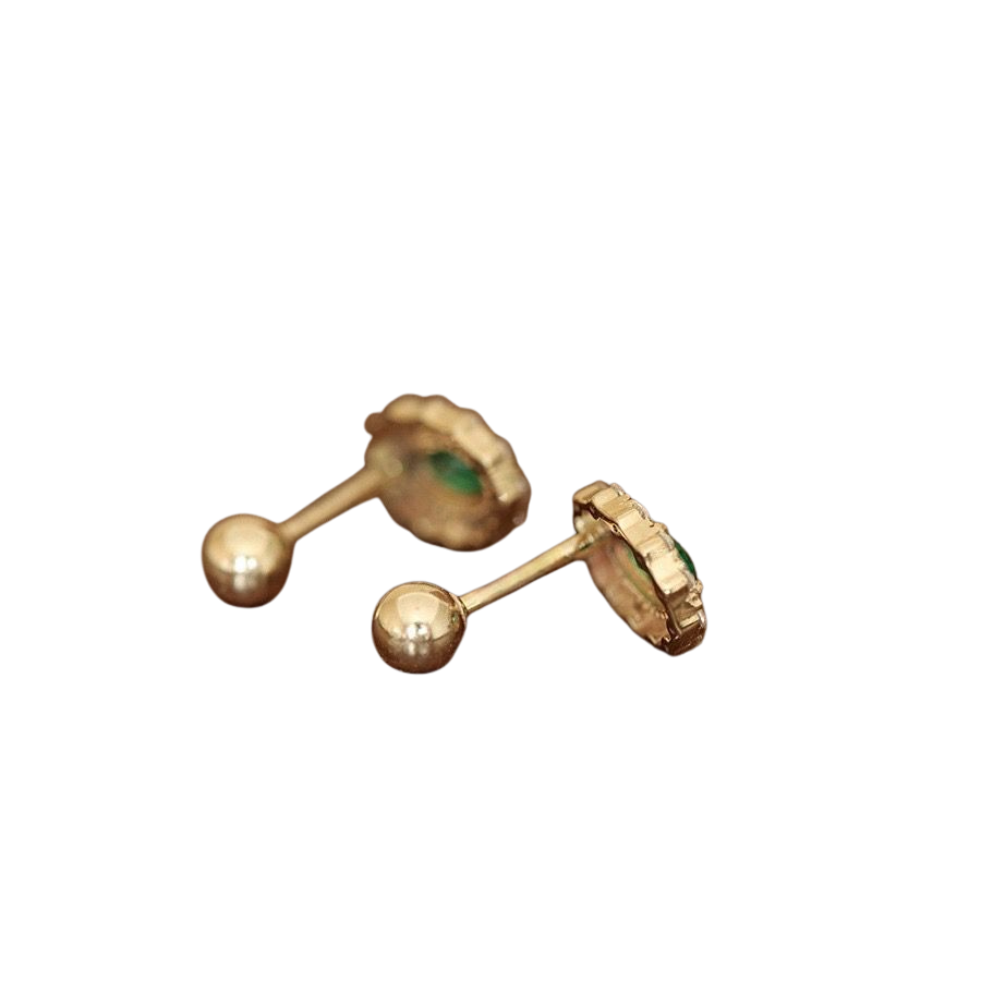 EMERRA ZIRCON STUD EARRINGS