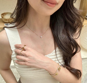DUAL ORB BANGLE