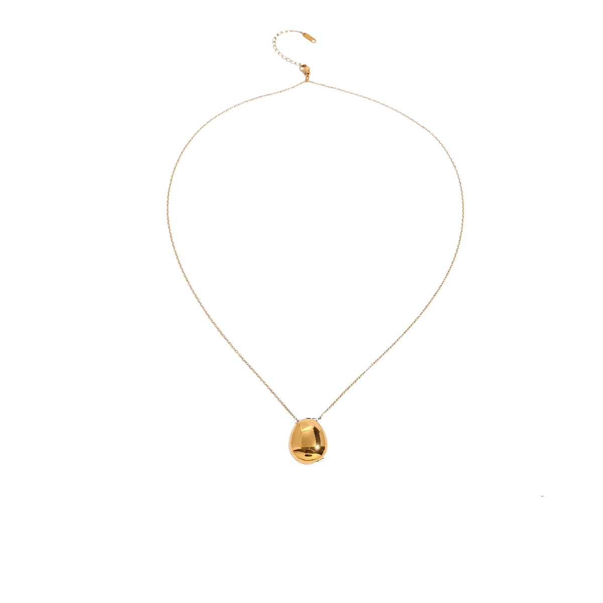 LUSTRE EGG PENDANT NECKLACE