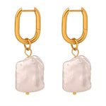 Load image into Gallery viewer, ELYSIAN BAROQUE PEARL DROP EARRINGS
