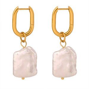 ELYSIAN BAROQUE PEARL DROP EARRINGS