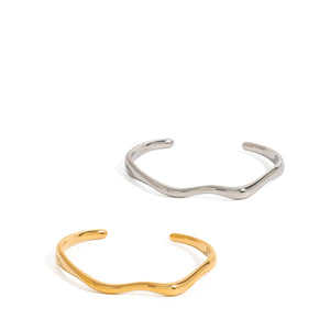 VELA WAVE CUFF BANGLE