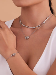 AMORA HERRINGBONE NECKLACE